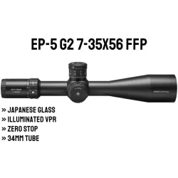 Arken Optics EP-5 7-35X56 Gen 2 FFP MIL VPR - Zero Stop - 34mm Tüp