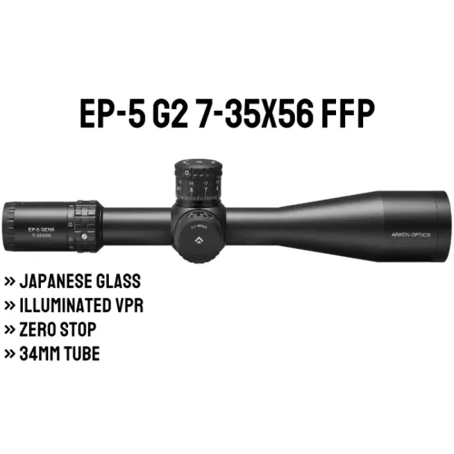 Arken Optics EP-5 7-35X56 Gen 2 FFP MIL VPR - Zero Stop - 34mm Tüp Arken Optics EP-5 7-35X56 Gen 2 FFP MIL VPR - Zero Stop - 34mm Tüp