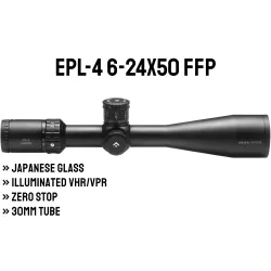 Arken Optics EPL-4 6-24X50 FFP MIL VHR - Zero Stop - 30mm Tüp