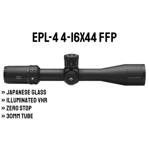 Arken Optics EPL-4 4-16X44 FFP MIL VHR - Zero Stop - 30mm Tüp Arken Optics EPL-4 4-16X44 FFP MIL VHR - Zero Stop - 30mm Tüp