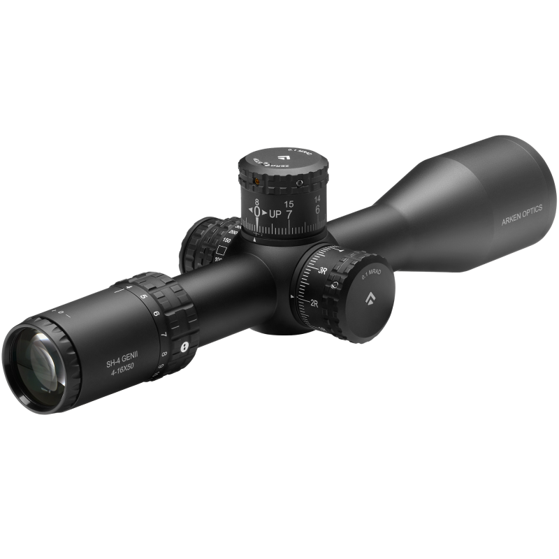 Arken Optics SH-4 4-16X50 GEN2 FFP MIL VPR - Zero Stop - 34mm Tüp
