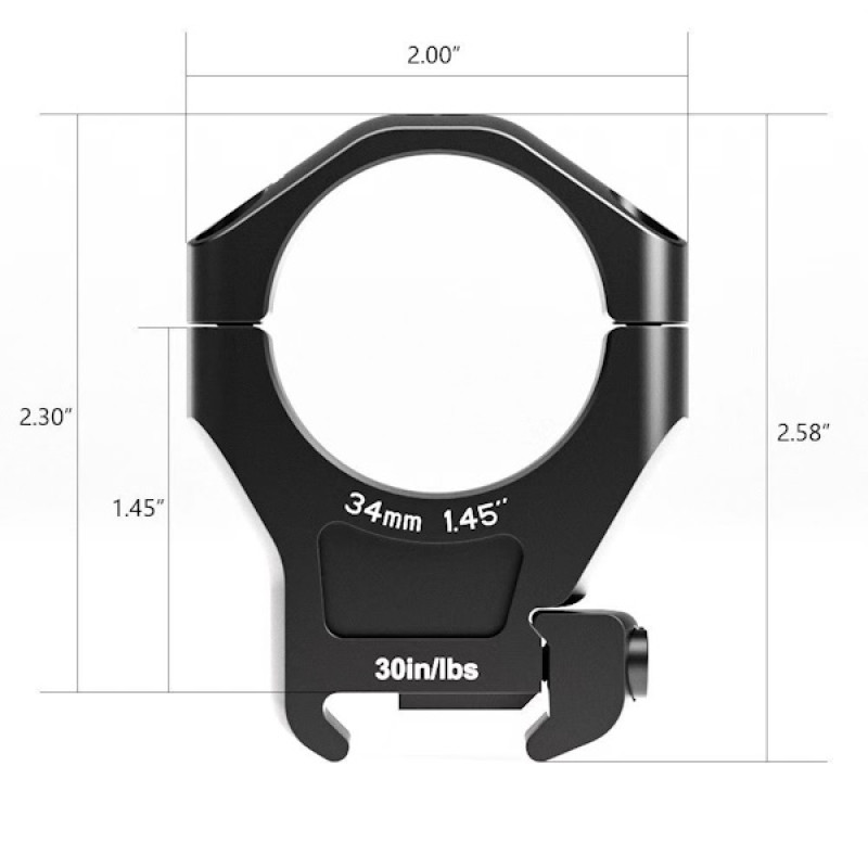 Arken Optics HALO 34mm - 1.45 High Dürbün Ayağı Arken Optics HALO 34mm - 1.45 High Dürbün Ayağı