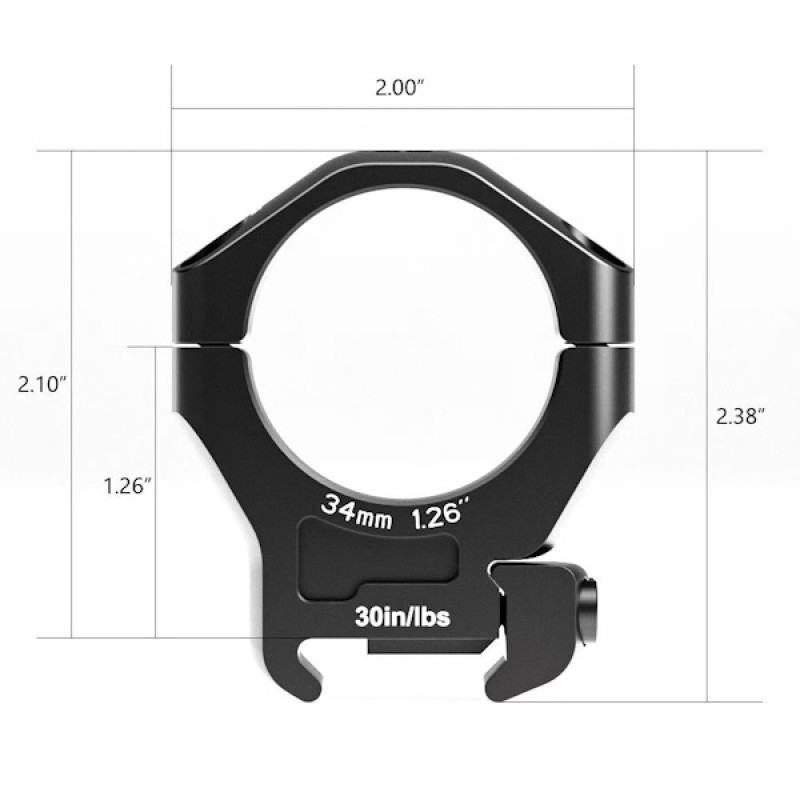 Arken Optics HALO 34mm - 1.26 Medium Dürbün Ayağı Arken Optics HALO 34mm - 1.26 Medium Dürbün Ayağı